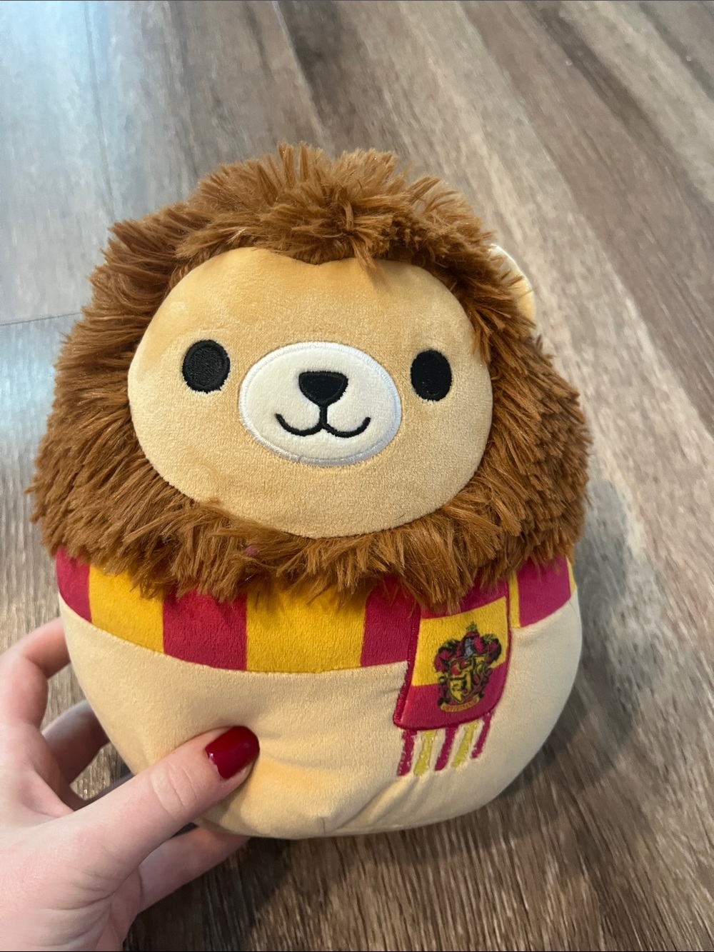 Squishmallow Harry Potter House of Gryffindor Lion Plush 8 in